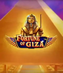 Step into the timeless world of Fortune of Giza slot by Pragmatic Play, showcasing a majestic depiction of a Pharaoh before the iconic pyramid backdrop. This graphic portrays the richness of Egyptian heritage, perfect for those interested in ancient civilizations, providing a thrilling adventure.